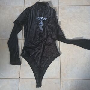Disturbia Black Gothic Bodysuit (Deadstock 💀)